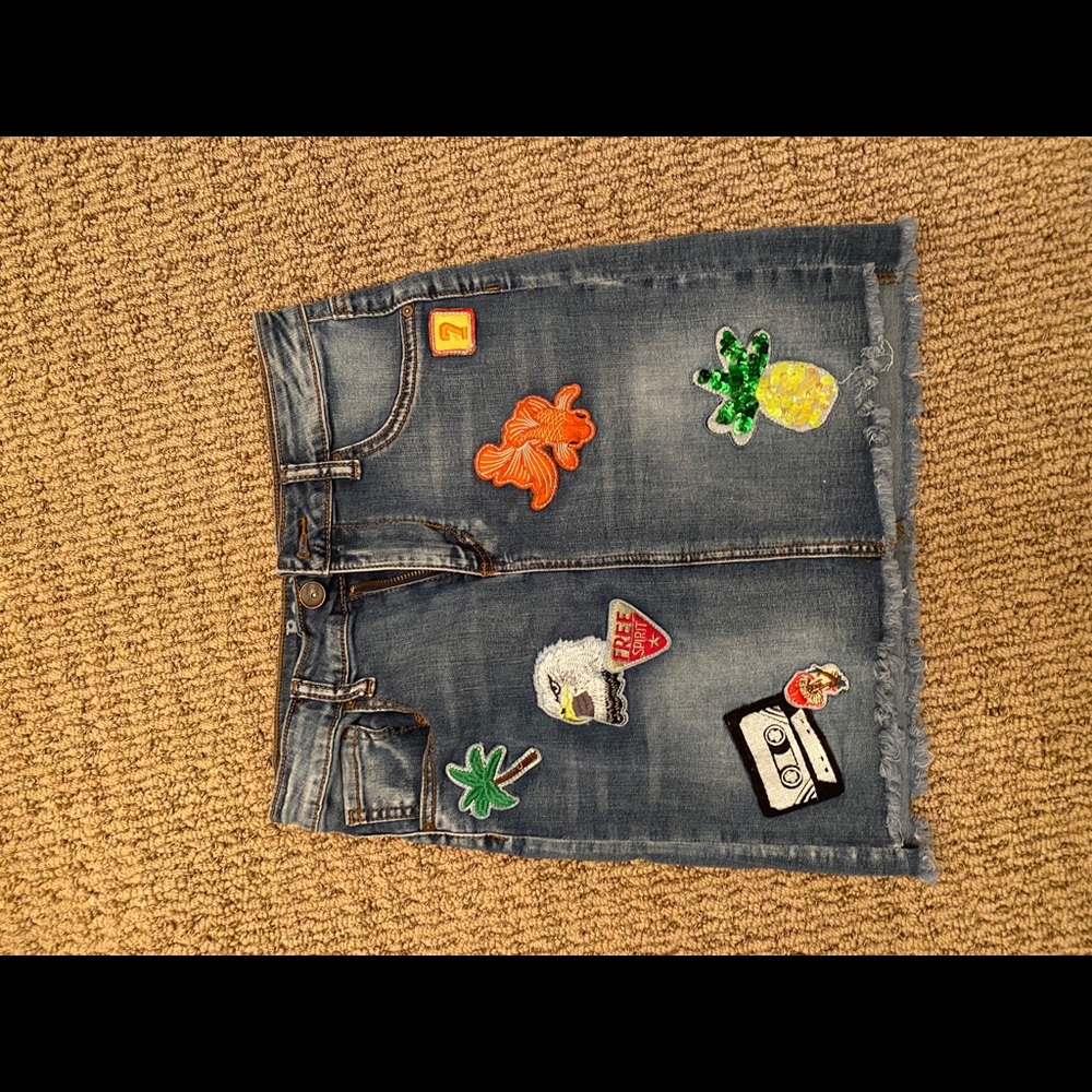 jean skirt size 2/25